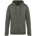 Heren Hooded Sweater Full Zip Native Spirit NS402 Organic Khaki